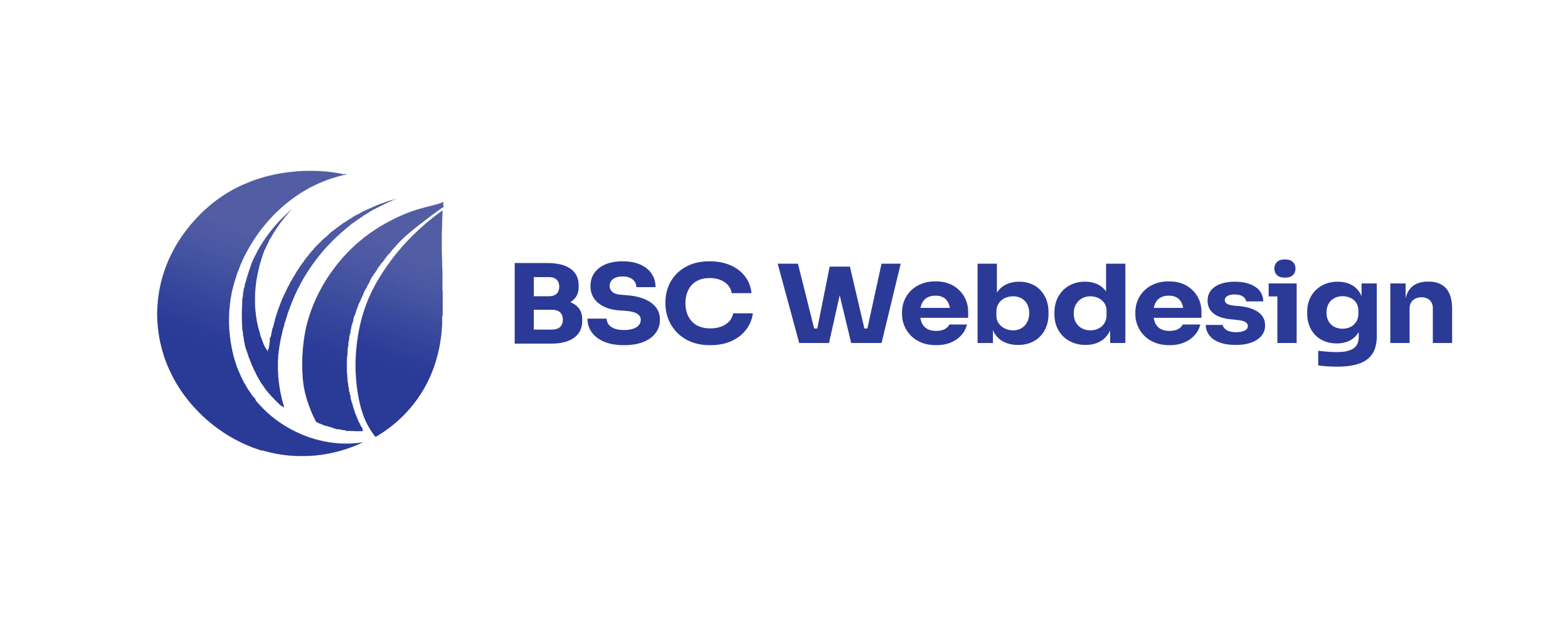 Logo von BSC Webdesign in blau – professionelle Webdesign-Agentur für kleine Unternehmen in Österreich