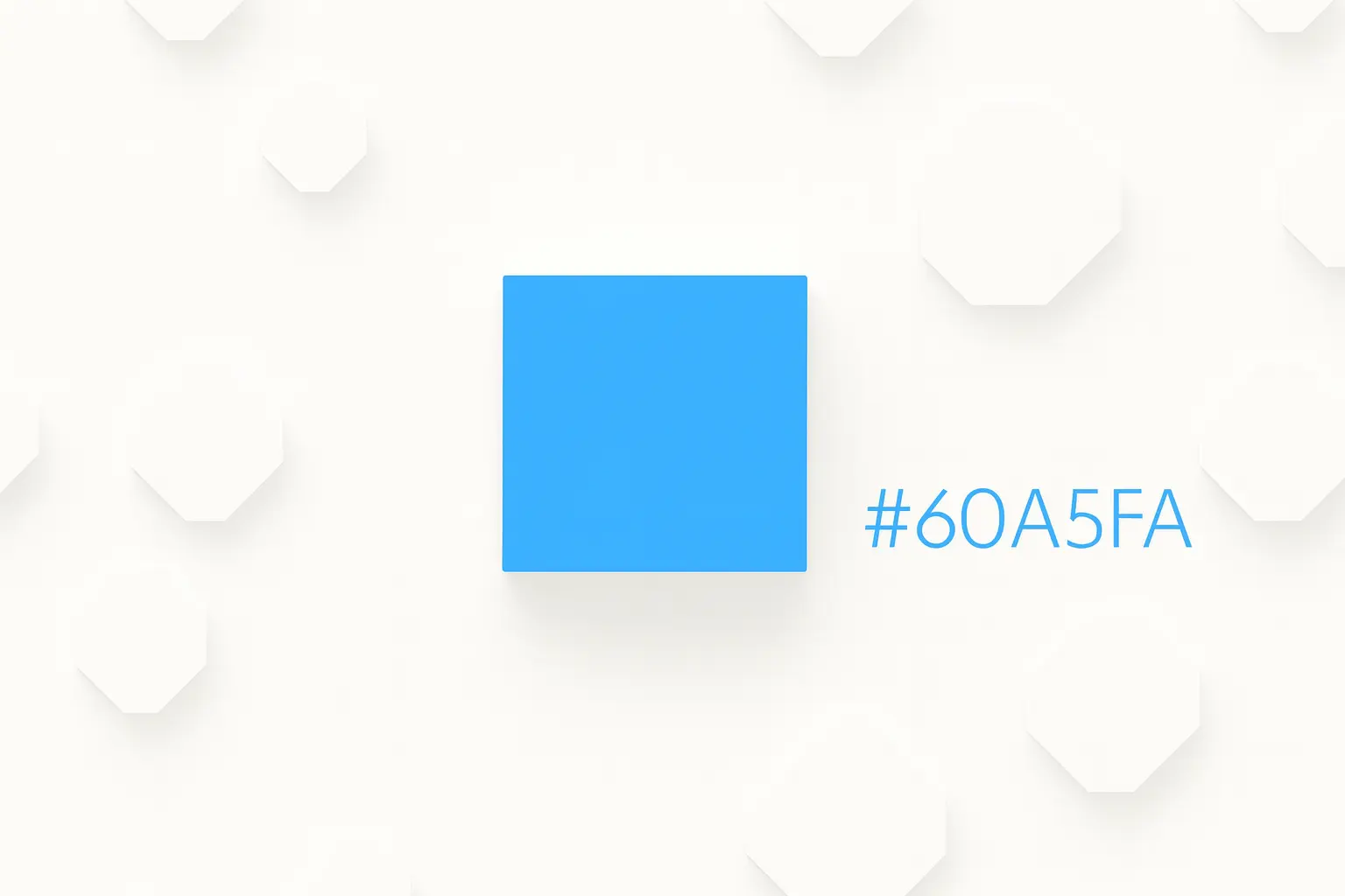 Light Modern Blue (#60A5FA) als helles modernes Blau für UI-Hintergründe