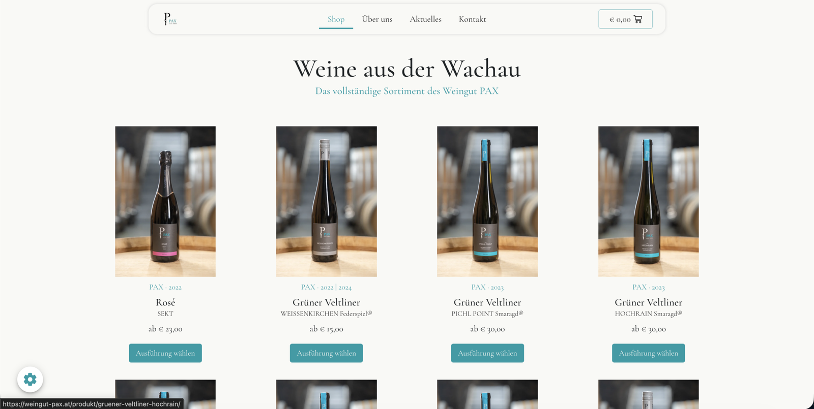 Weingut PAX nachher