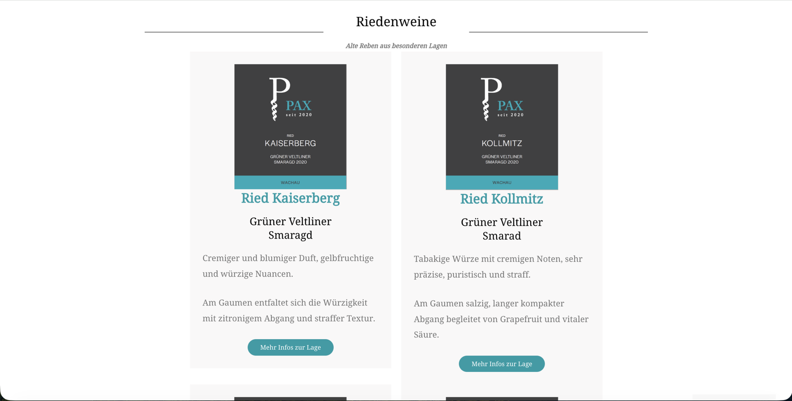 Weingut PAX vorher