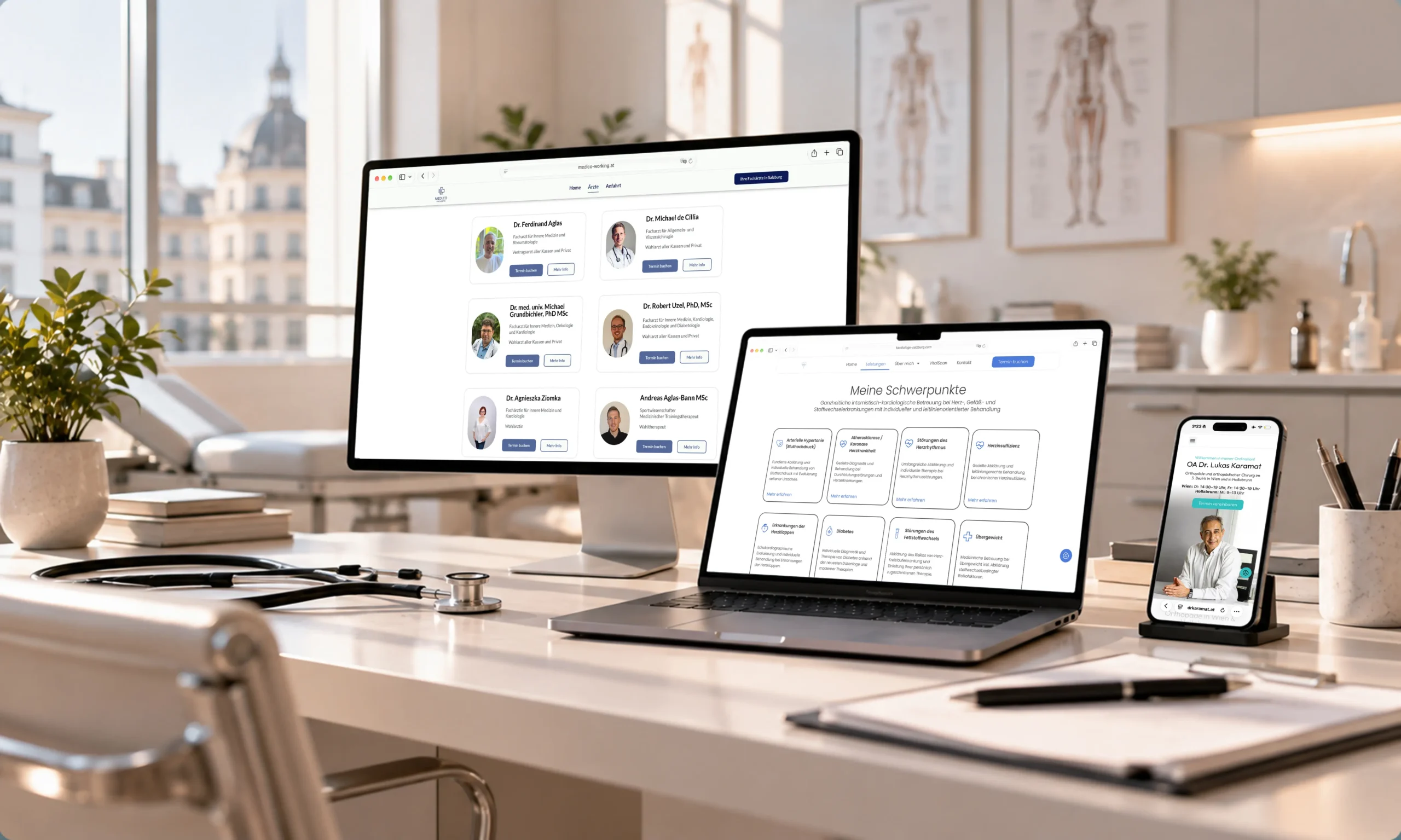 Web design for doctors and practices