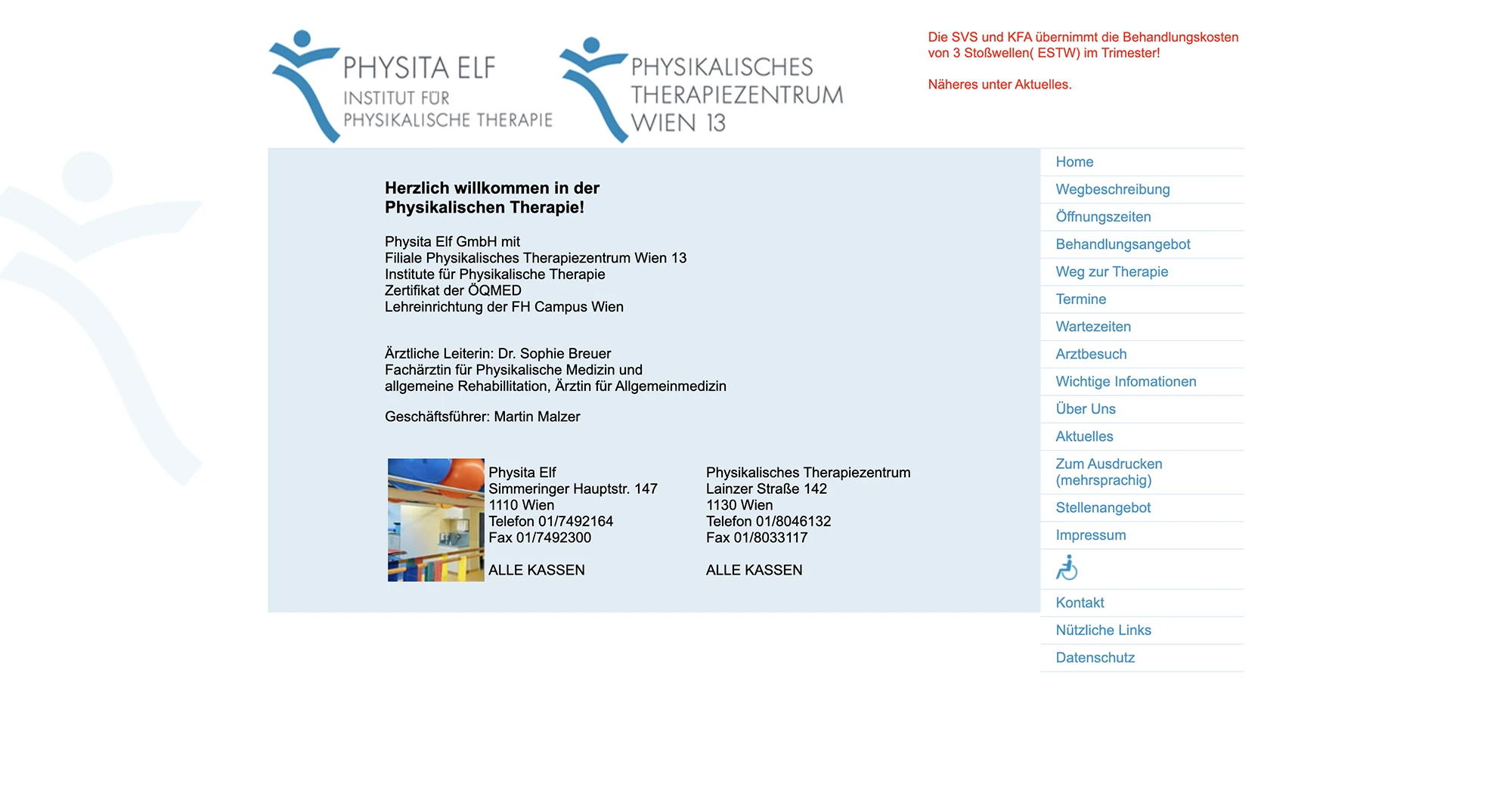 Old Physita Elf homepage
